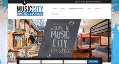 Desktop Screenshot of musiccityhostel.com
